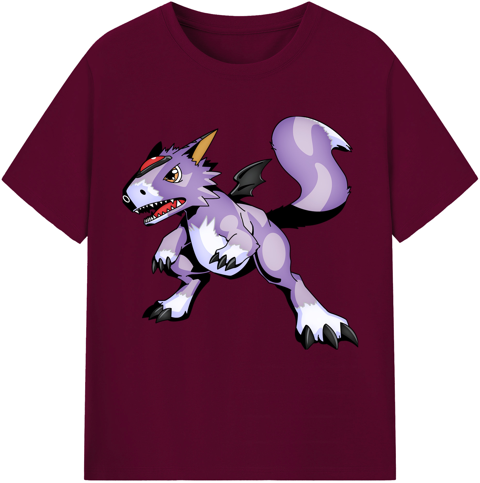 （画像用） Digimon デジタルモンスター/デジモン レディースカジュアルプリントTシャツ（綿100％）
